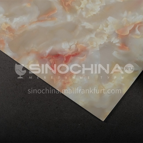 1220 * 2440 modern simple living room TV background wall stone plastic board PVC marble sheet series 4